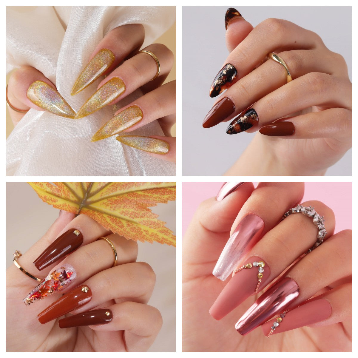 15 Gold Foil Manicure Ideas That Will Take Your Nails to the Next