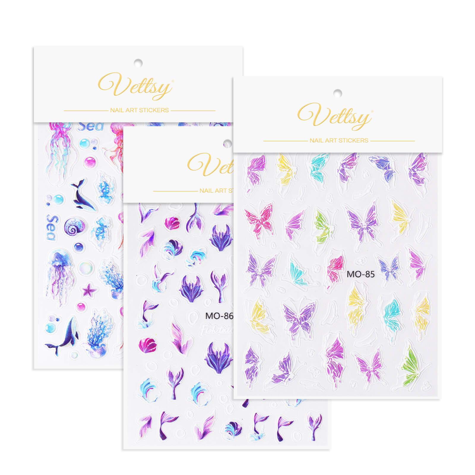 Vettsy Nail Stickers-Kawaii 1881