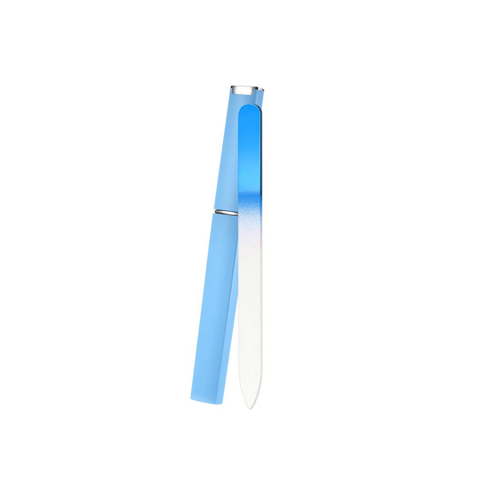 Glass nail file - blue transparent – I Scream Nails USA