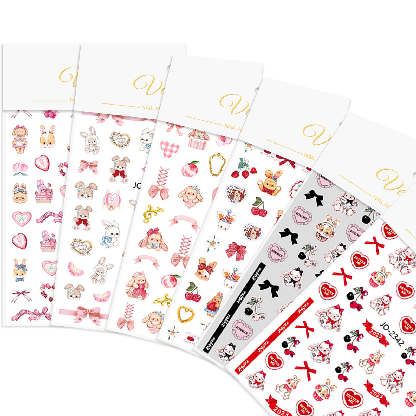 Vettsy Nail Stickers-Kawaii 1881