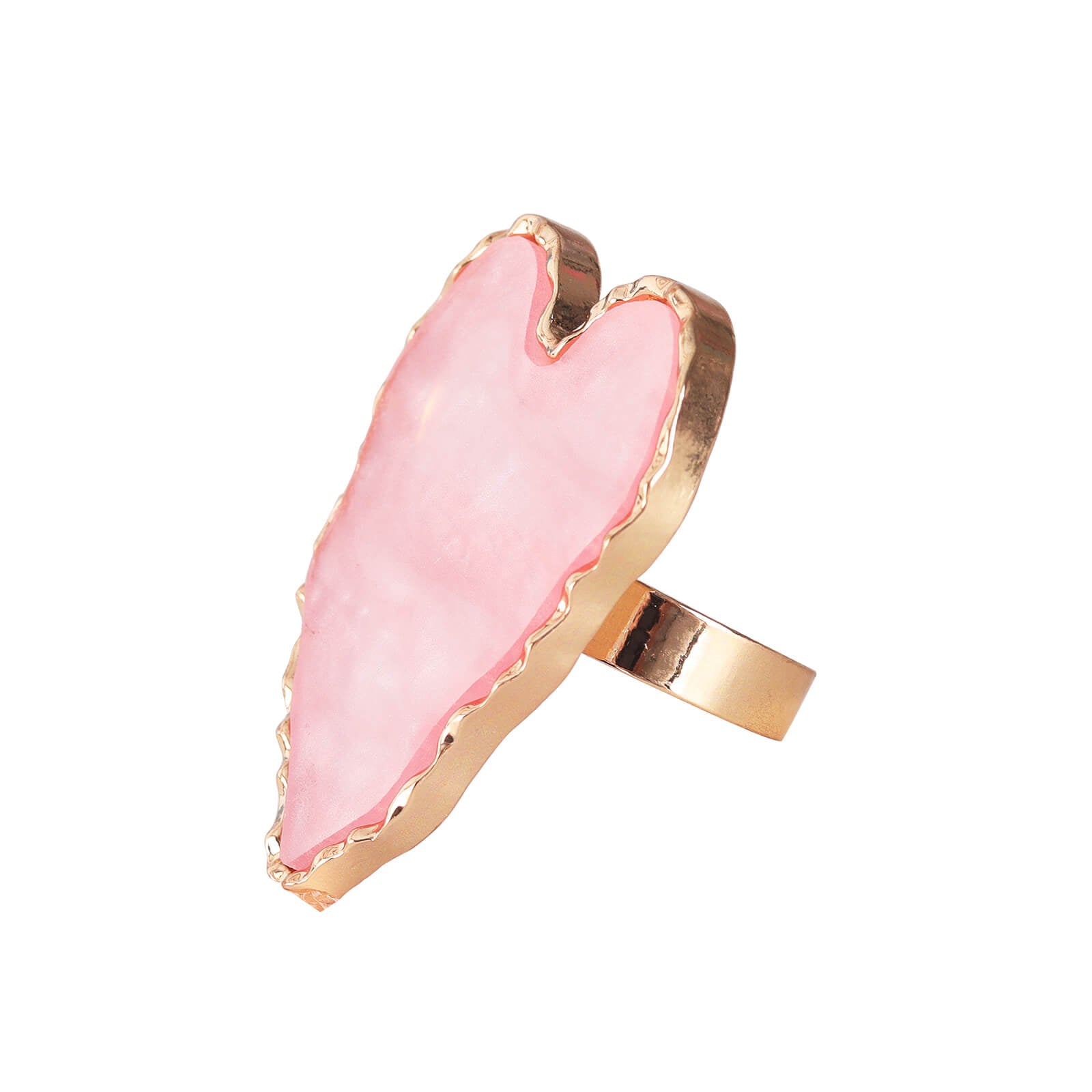 NAIL ART PALETTE RING ( ROSE QUARTZ)