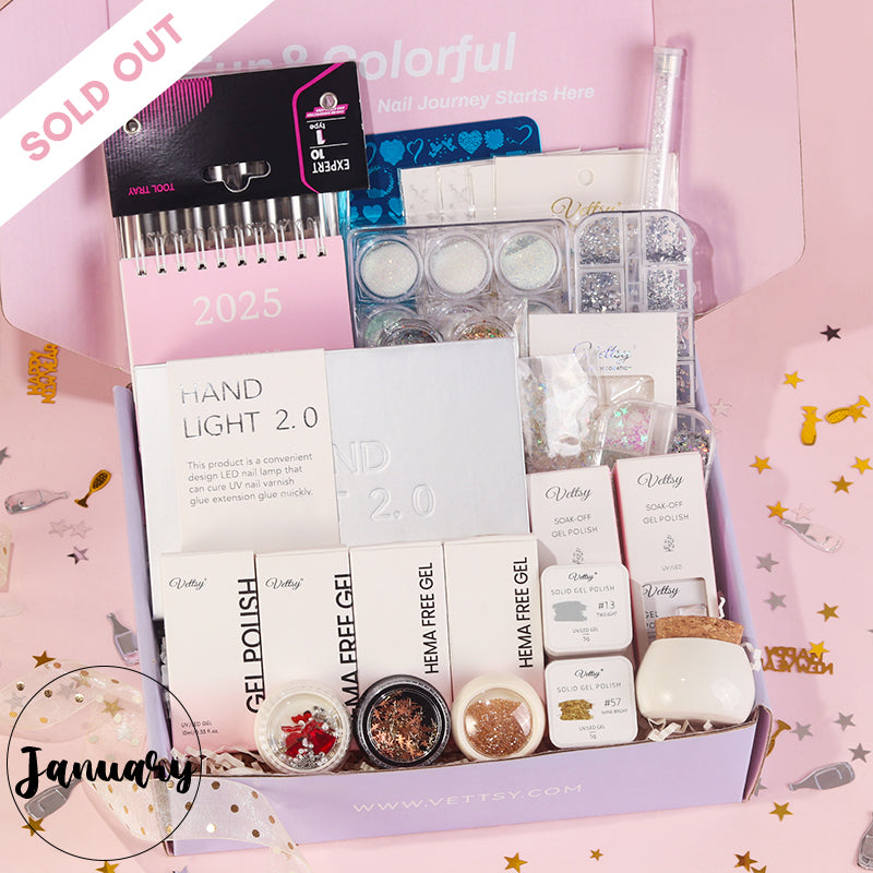 Monthly Subscription Nail Box-Deluxe