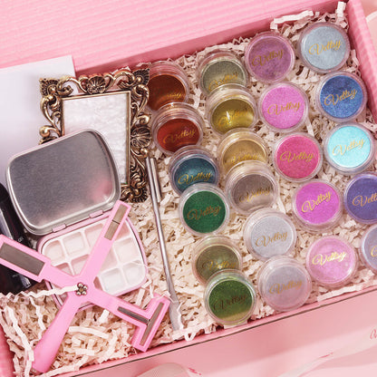 23pcs Cat Eye Pigment DIY Set