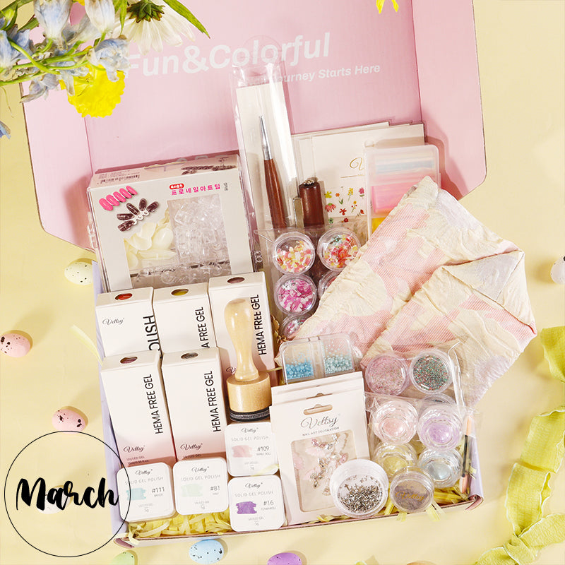 Monthly Subscription Nail Box-Deluxe