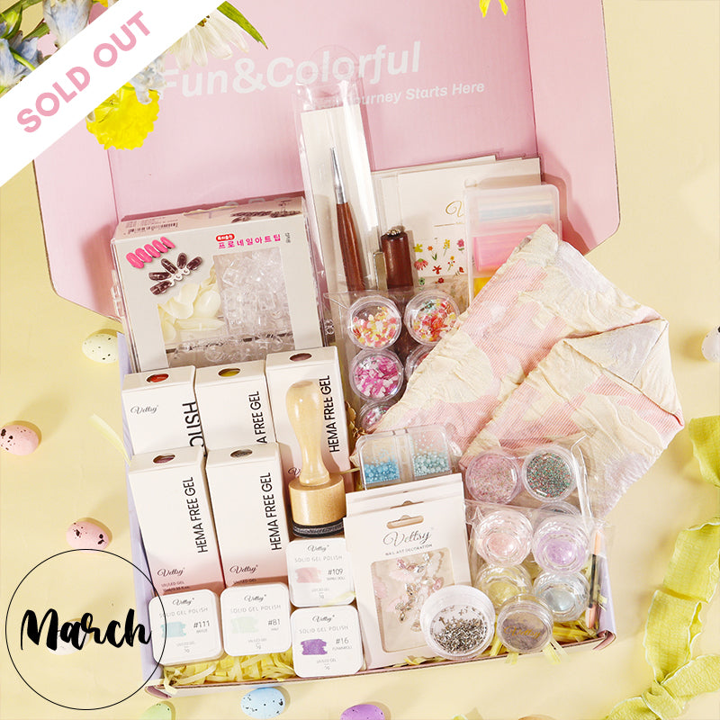 Monthly Subscription Nail Box-Deluxe