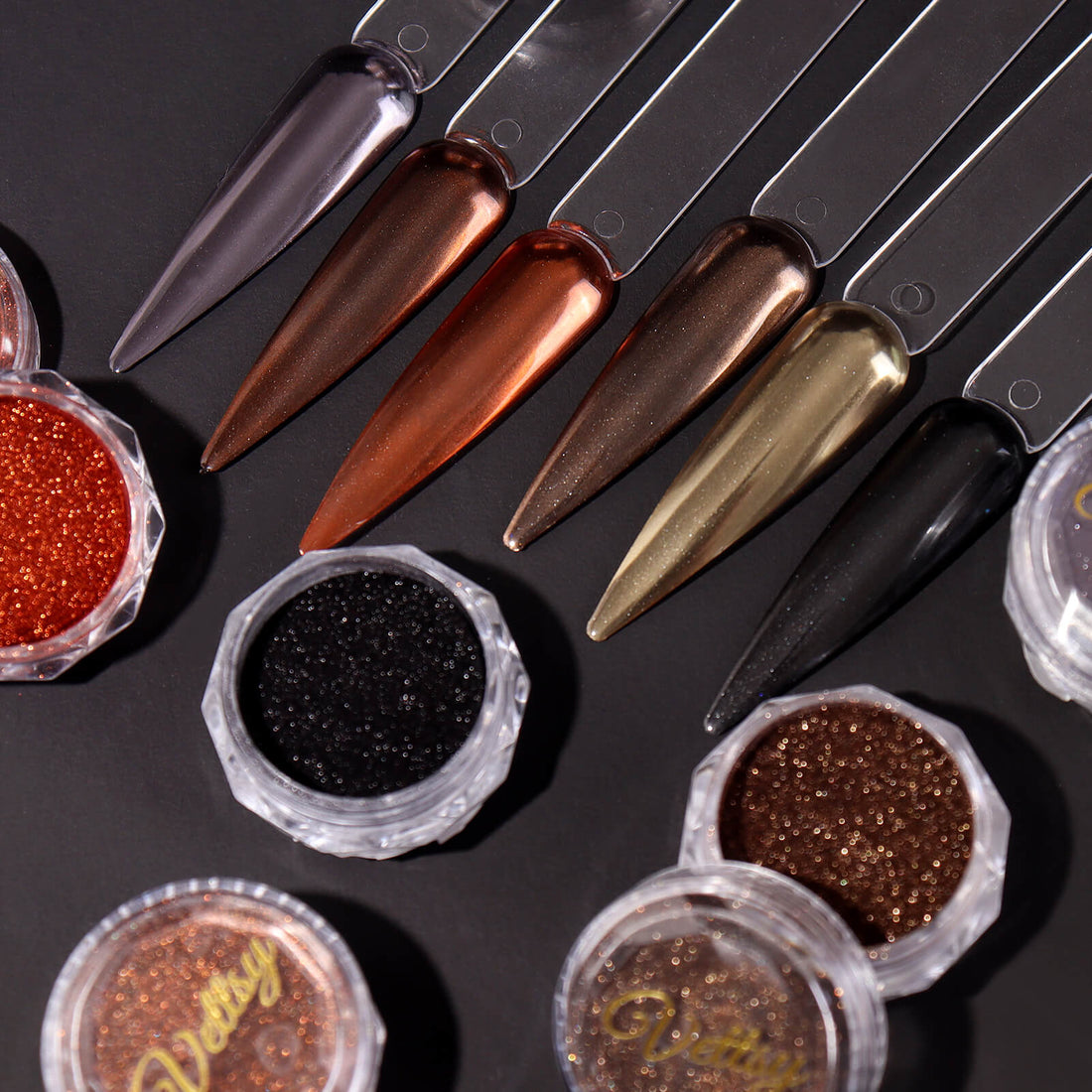 Retro Chrome Powder Set