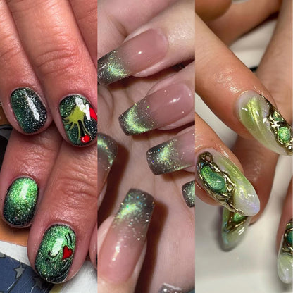 Neon-cat-eye-gel-nc03-customer-nail-designs