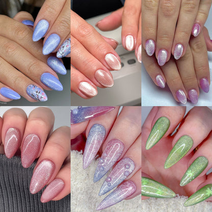 Pastel-jelly-cat-eye-gel-set-customer-nail-designs