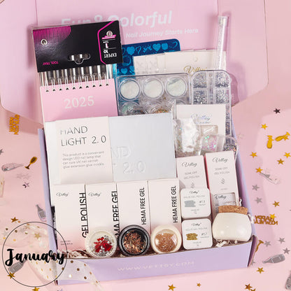 Monthly Subscription Nail Box-Deluxe