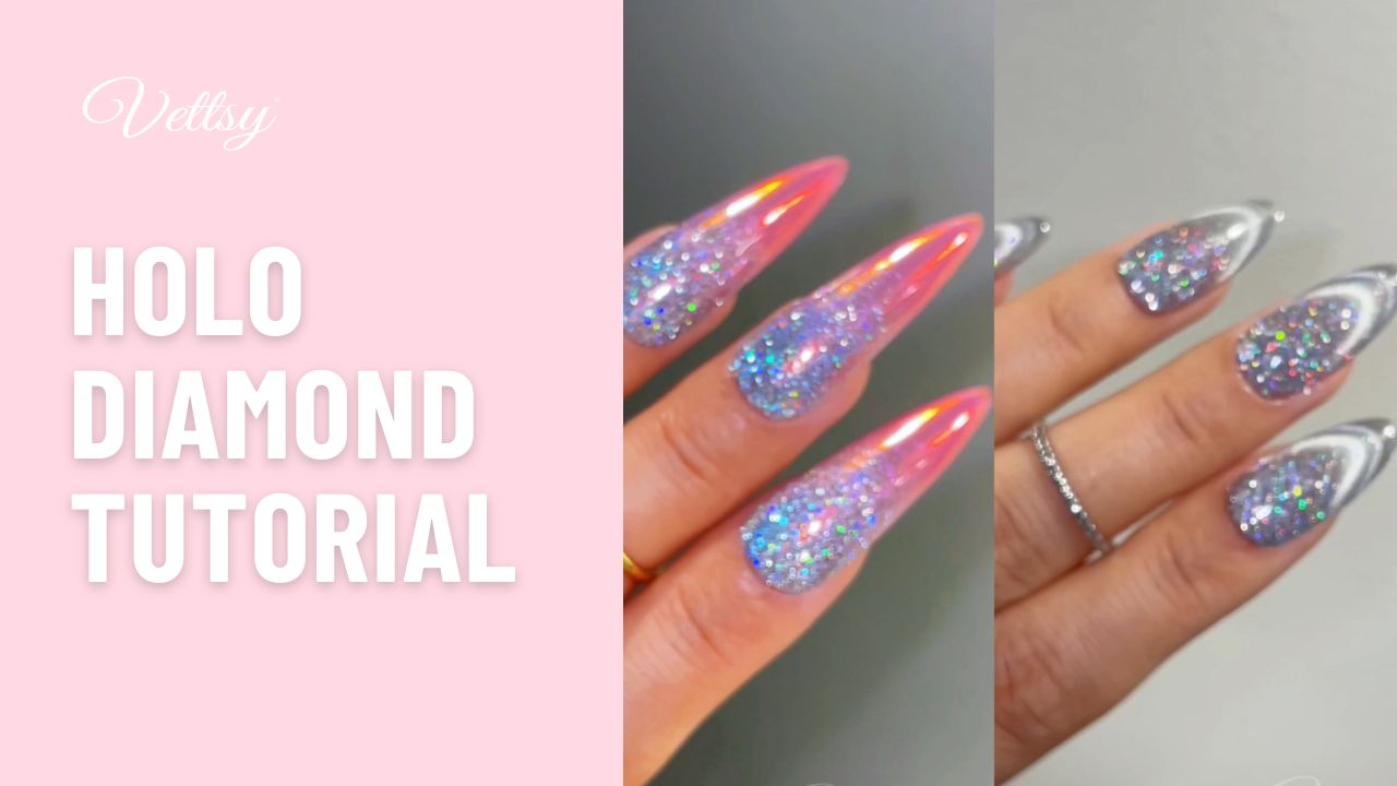 Carregar vídeo: IG Nail Trend Set-Holo Diamond Tutorial