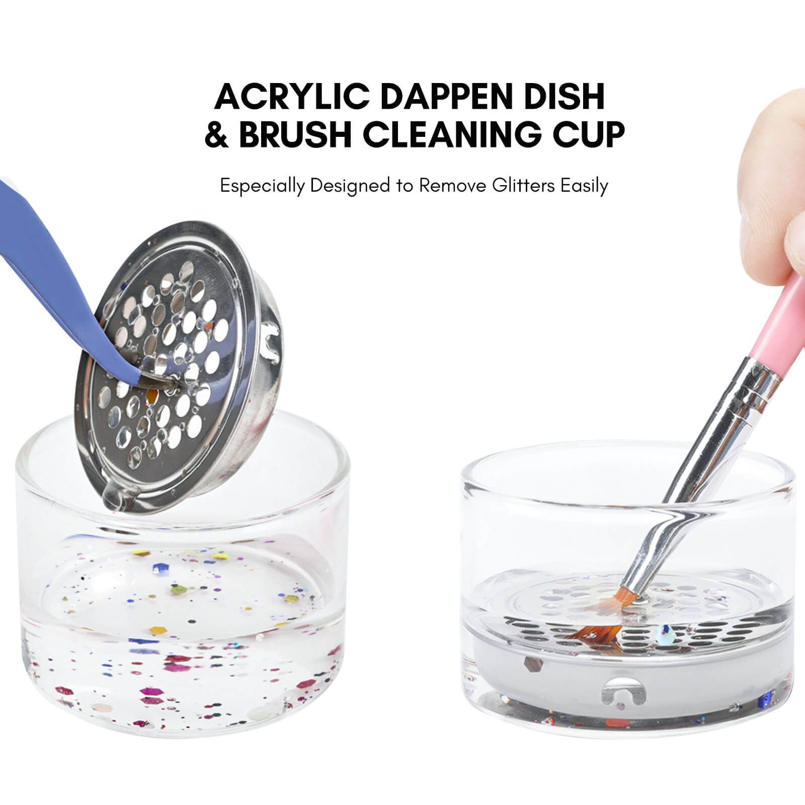 Glass Brush Cleaning Cup Dappen Dish Pro – Vettsy