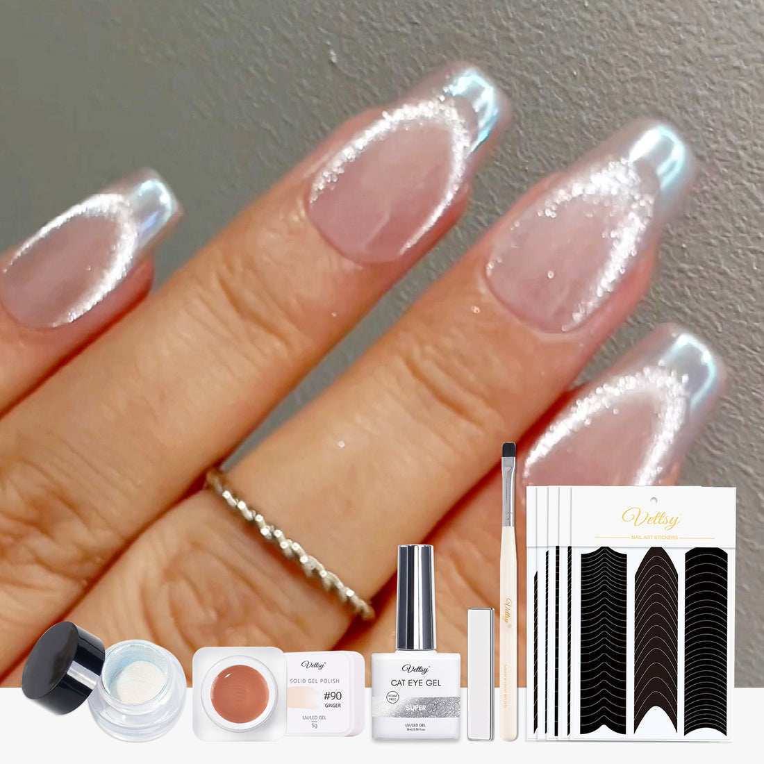 glazed-french-cat-eye-nail-design-basic