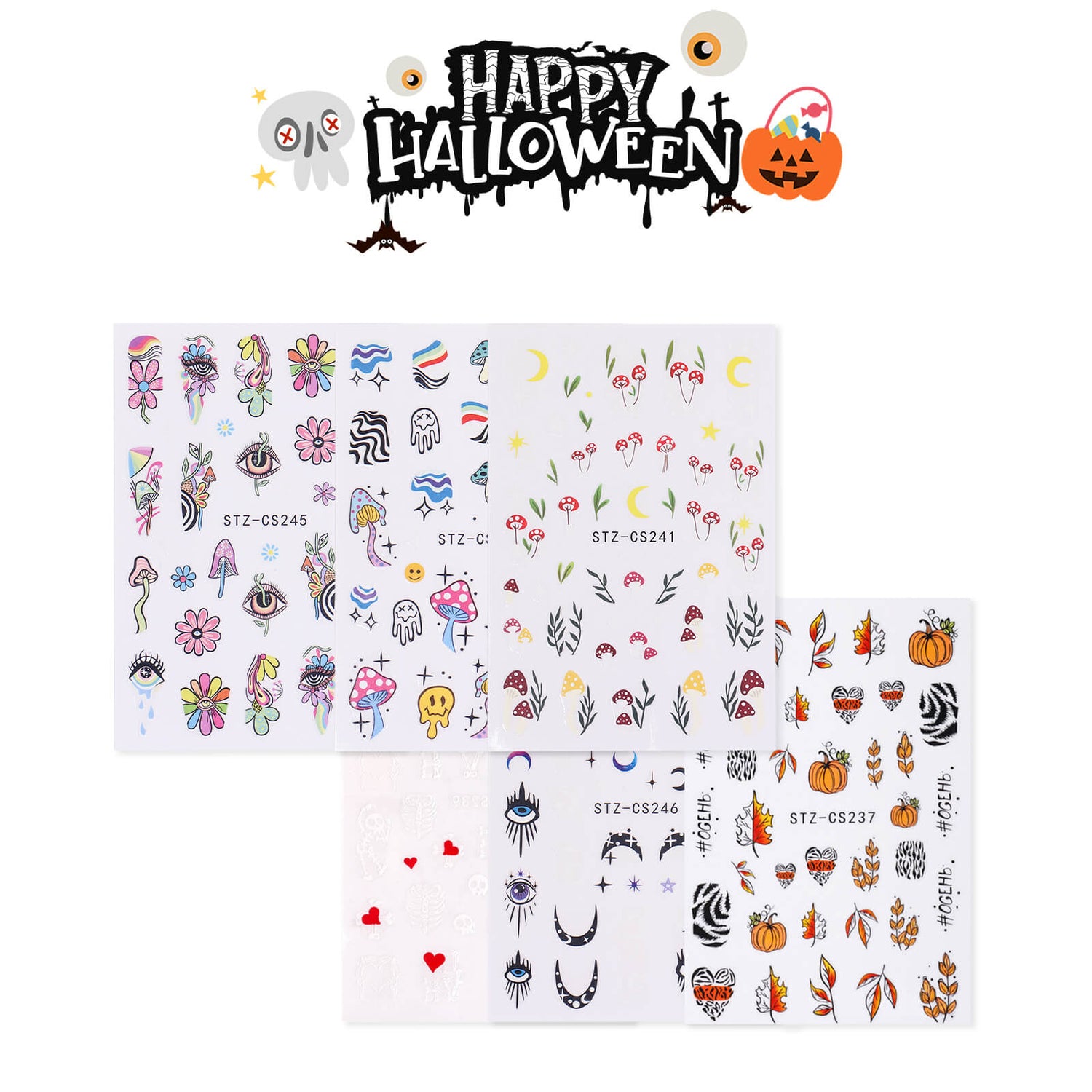 halloween-self-adhesive-6pcs-witch-nail-sticker-set