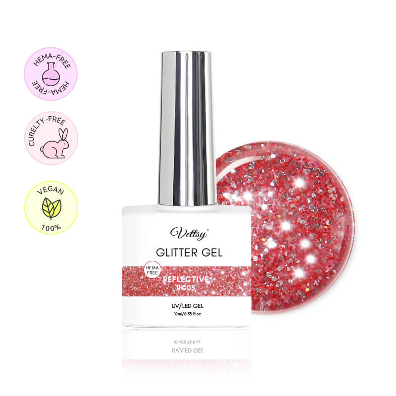 Hema-Free Reflective Glitter Gel-RG05