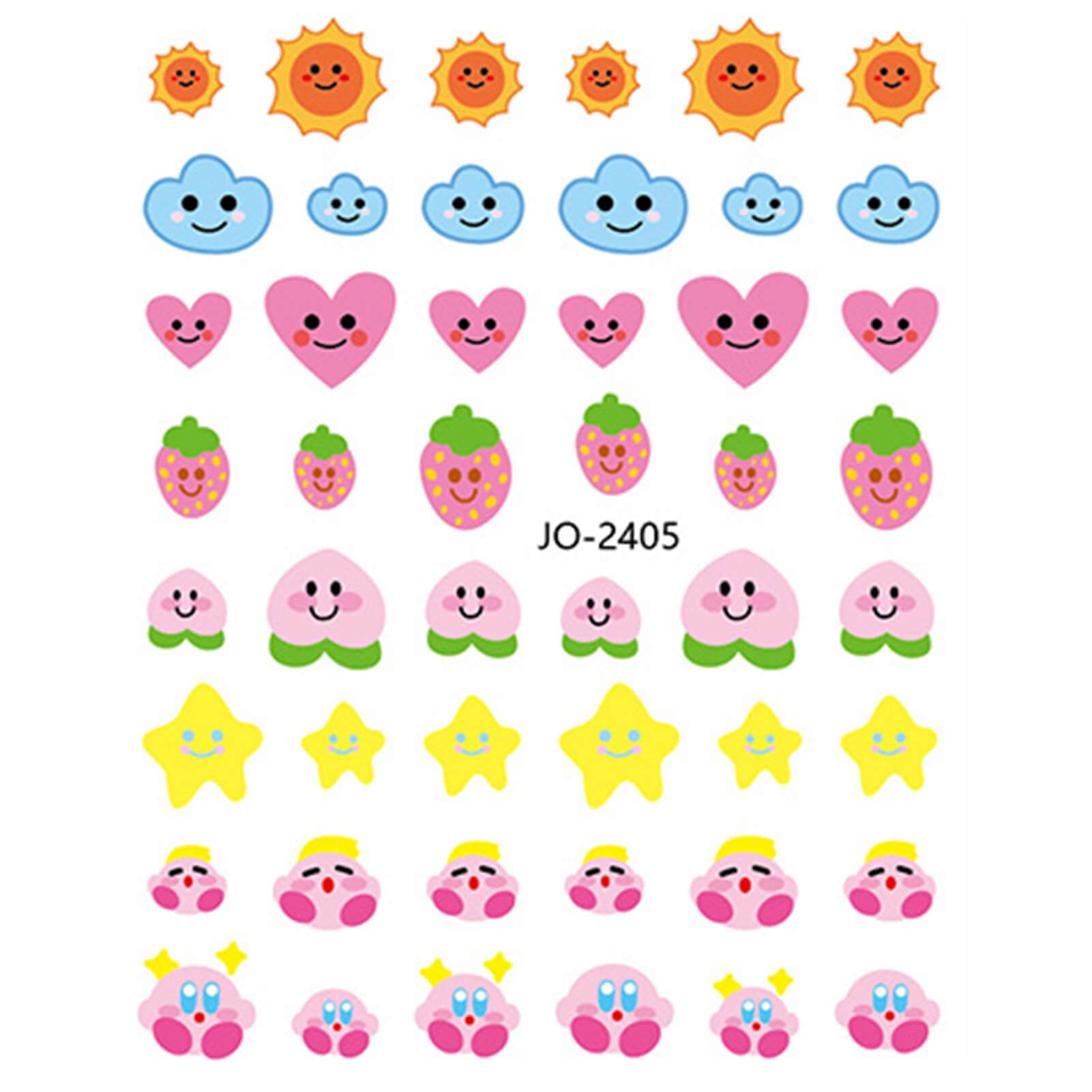 Vettsy Nail Stickers-Kawaii 1881