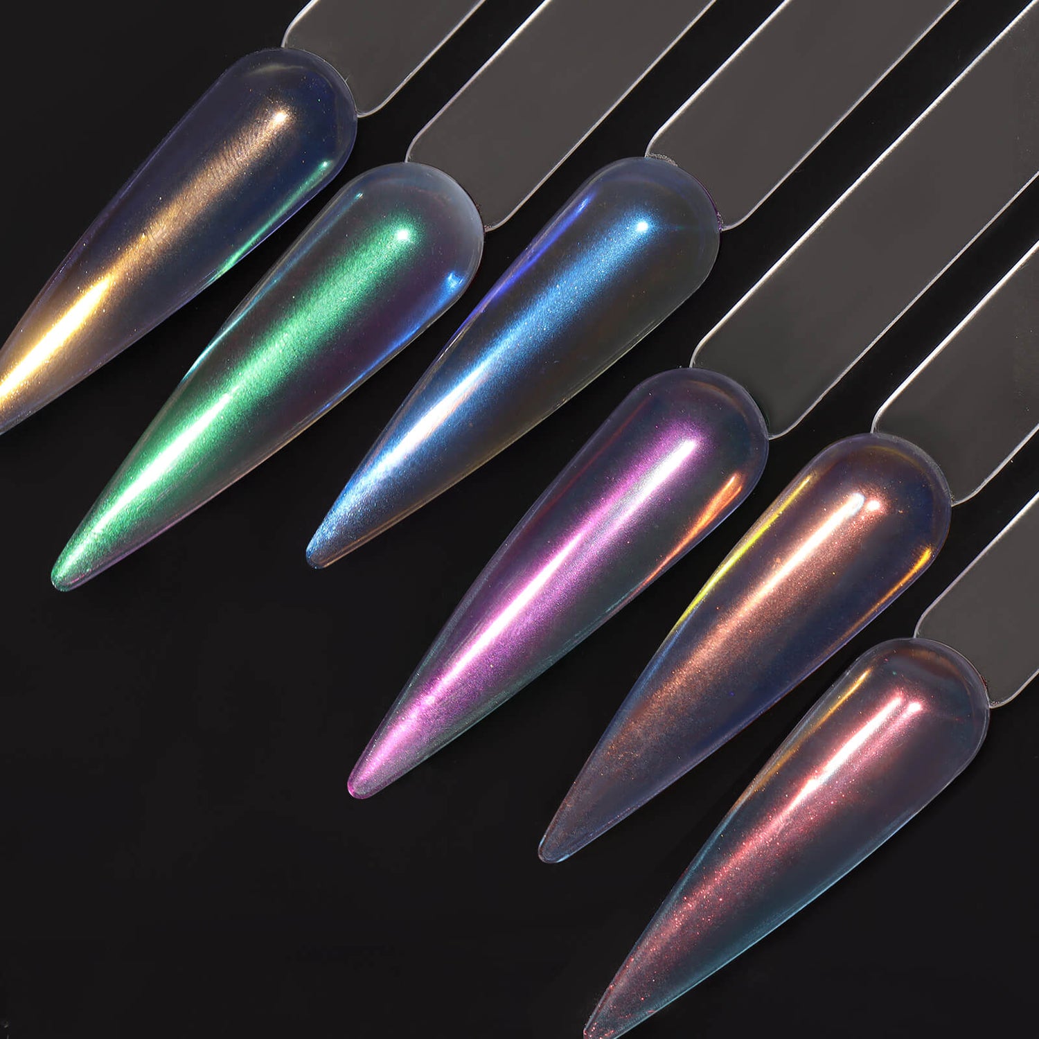 neon-mermaid-chrome-set