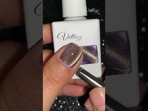 Aurora-cat-eye-magnetic-gel-polish-CE01-color-swatch-video