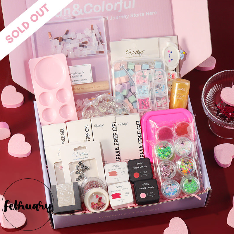 Monthly Subscription Nail Box-Deluxe