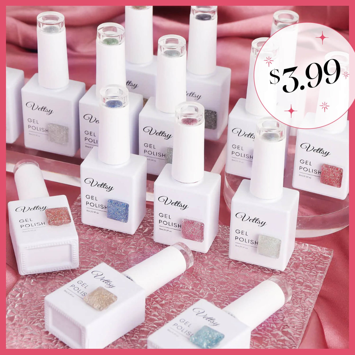 $3.99 Glitter Gel &amp; Gel Paints