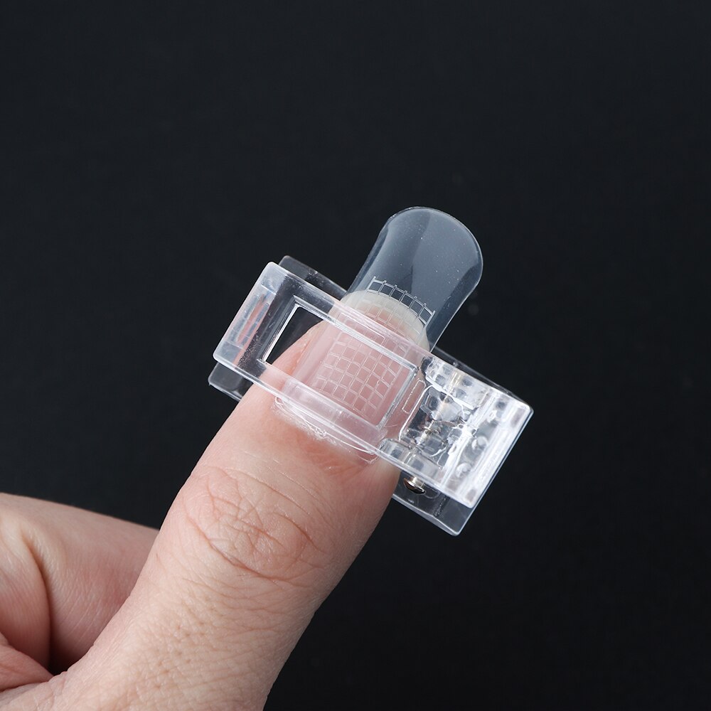 12 Pieces Polygel Nail Clip Nail Clips for Polygel Nail Extension Quick  Building Clamps for Polygel Nail Kit