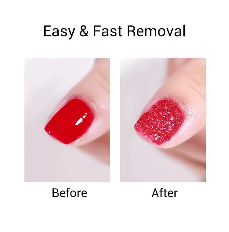 Magic Nail Polish Remover,Soak-Off Gel Nail Polish In 3-5 Minutes